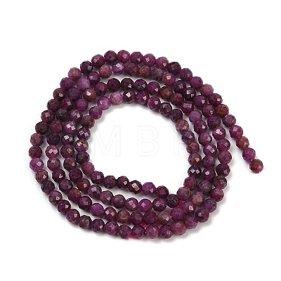 Natural Ruby Beads Strands G-C181-B06-02-1