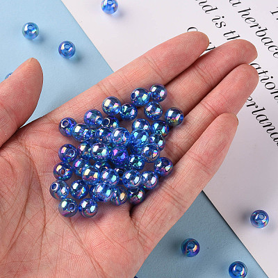 Transparent Acrylic Beads LS-MACR-S370-B8mm-751-1