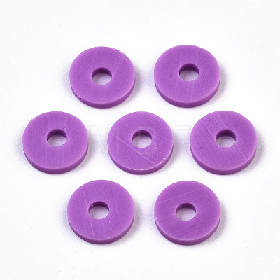 Handmade Polymer Clay Beads X-CLAY-Q251-6.0mm-112-1