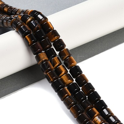 Natural Tiger Eye Beads Strands G-L604-E03-01-1