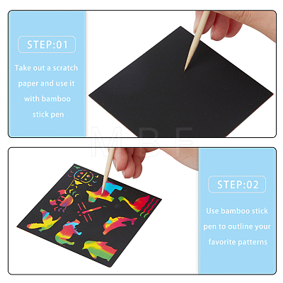  Scratch Paper Sets DIY-NB0002-82-1