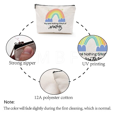 Polycotton Canvas Stroage Bags ABAG-WH0029-106-1