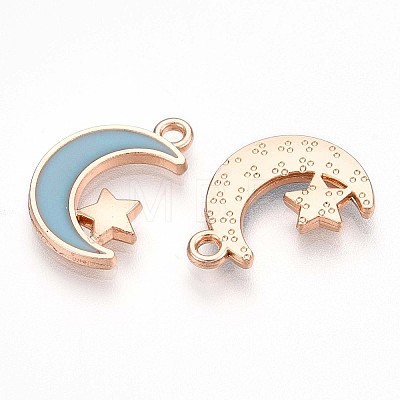 Alloy Enamel Pendants ENAM-T022-09A-1