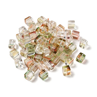Two Tone Transparent Glass Beads X1-GLAA-NH0001-03D-1