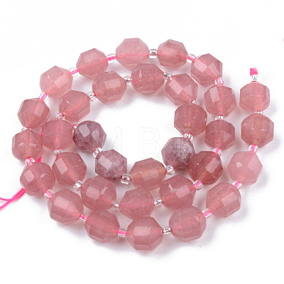 Natural Chalcedony Beads Strands G-R482-29-10mm-1