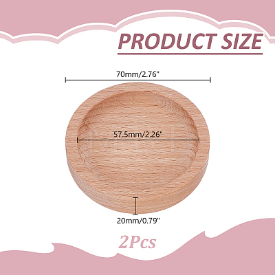 Wooden Jewelry Display Trays for Bracelets Necklaces ODIS-WH0086-229-1