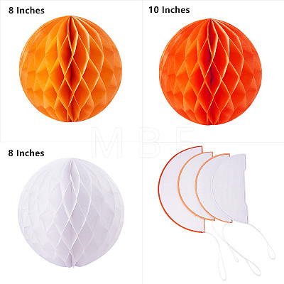 Paper Honeycomb Ball AJEW-BC0003-01-1