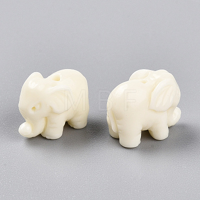 Dyed Elephant Synthetic Coral Beads CORA-S002-03-1