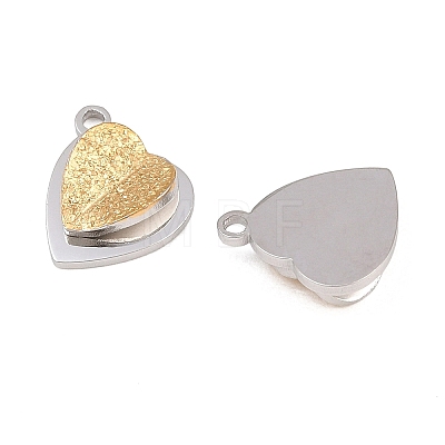 Valentine's Day 304 Stainless Steel Charms SA-H001-03GP-1