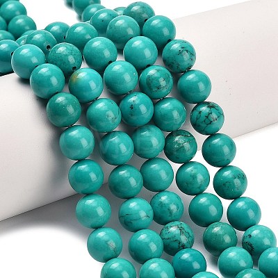 Natural Howlite Beads Strands G-Z149-A01-10mm-1