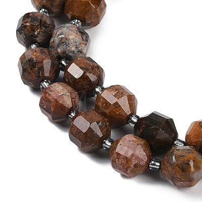 Natural Jasper Beads Strands G-O201B-140G-1