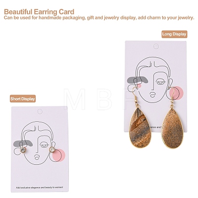 Cardboard Jewelry Display Cards CDIS-H002-01A-03-1