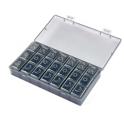 Polypropylene(PP) Weekly Pill Organizer CON-K004-01-1