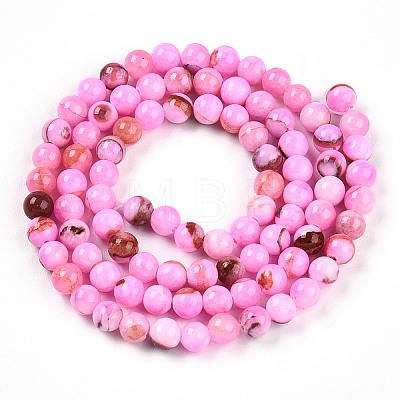 Natural Persian Jade Beads Strands G-A255-A02-04G-1