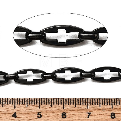 304 Stainless Steel Hollow Cross Link Chains CHS-S012-23B-1
