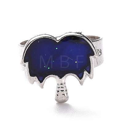 100Pcs Adjustable Mood Ring RJEW-B029-05-1