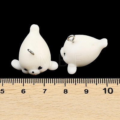 Marine Series Opaque Resin Pendants LS-RESI-XCP0002-42C-1