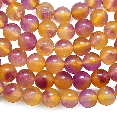 Natural Malaysia Jade Beads Strands G-L645-C01-6mm-32-1
