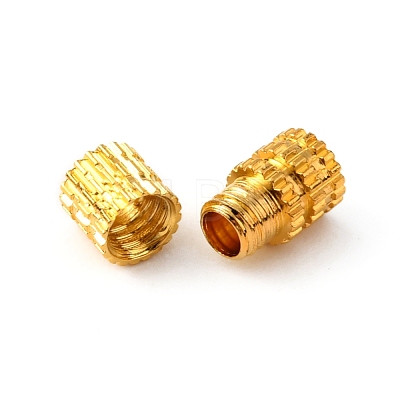 Brass Screw Clasps KK-WH0047-55G-1