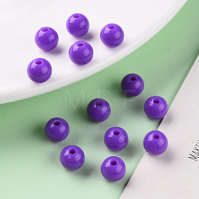 Opaque Acrylic Beads MACR-S370-C8mm-31-1