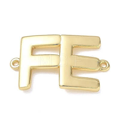 Brass Connector Charms KK-CBAE532-01H-G-1