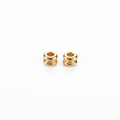 Rack Plating Brass Beads KK-S360-163-1