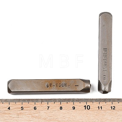 (Defective Closeout Sale) Iron Seal Stamps Set AJEW-XCP0003-58-1