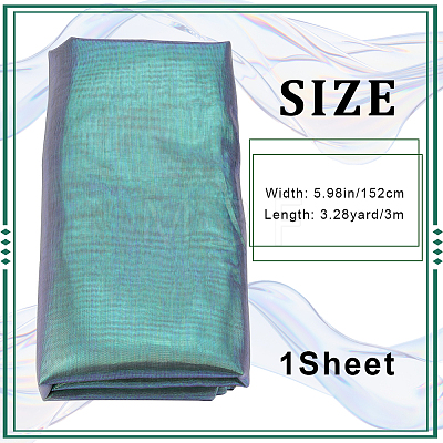 Laser Polyester Mesh Fabric DIY-WH0304-692A-1