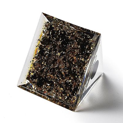 Orgonite Pyramid Resin Energy Generators AJEW-D056-01G-1