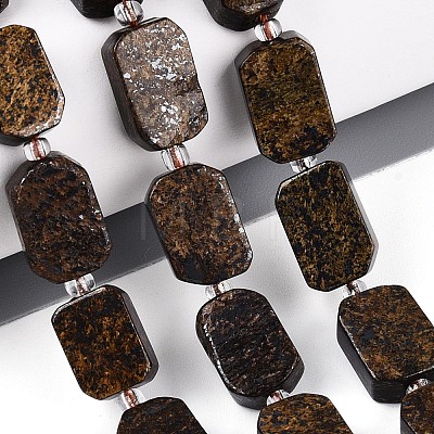 Natural Bronzite Beads Strands G-T138-26A-06-1
