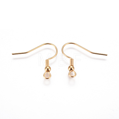 PVD Vacuum Plating 304 Stainless Steel Earring Hooks LS-STAS-I120-27-G-1