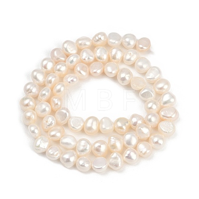 Natural Cultured Freshwater Pearl Beads Strands PEAR-P064-19G-07A-1