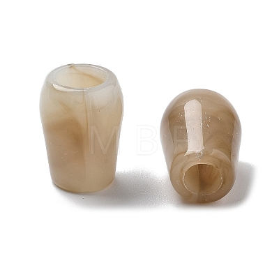 Two Tone Acrylic Beads OACR-S042-03C-1