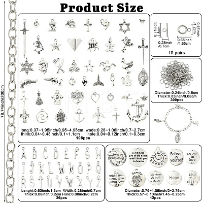 DIY Bracelet Making Kits DIY-YW0018-30-1