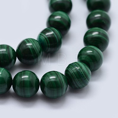 Natural Malachite Beads Strands G-F571-27AA2-4mm-1
