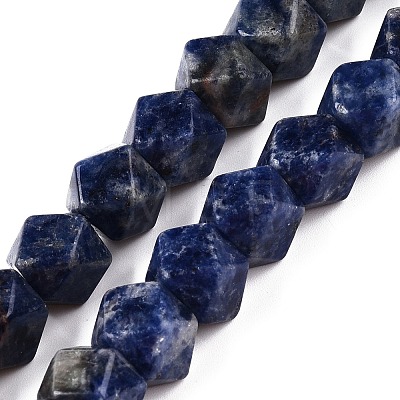 Natural Sodalite Beads Strands G-T138-41-1