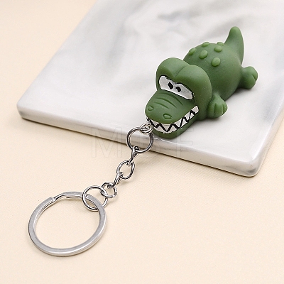 Resin Cartoon Animals Keychain PW-WG737BC-03-1