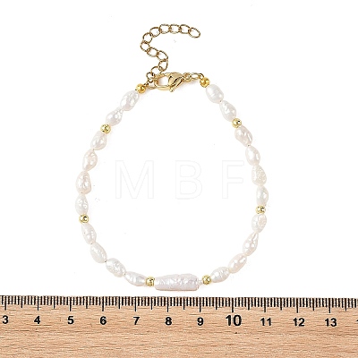 Natural Cultured Freshwater Pearl Beaded Bracelets for Women BJEW-JB14154-1