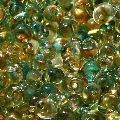 Transparent Baking Paint Glass Seed Beads SEED-P006-02B-04-1