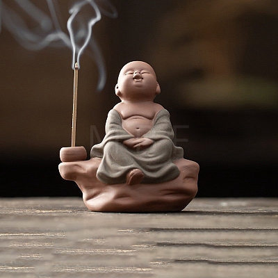 Monk Shape Porcelain Incense Burners PW-WG17BEE-05-1