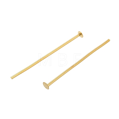 Brass Flat Head Pins KK-H502-01C-G-1