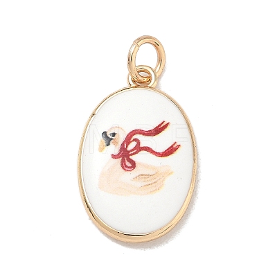 Printed Brass Pendants KK-CBA9B3D-02G-08-1