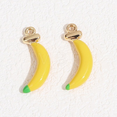 Fruit Alloy Enamel Pendants LS-ENAM-P264-02J-G-1