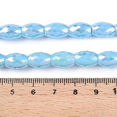 Electroplate Glass Beads Strands EGLA-S194-15A-A07-1