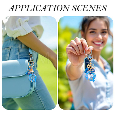 Star Resin & Shell Keychains KEYC-TAC00087-01Q-1