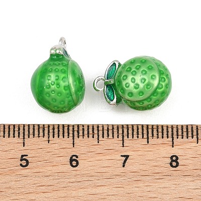 Brass Enamel Pendants KK-CBA6818-12P-1