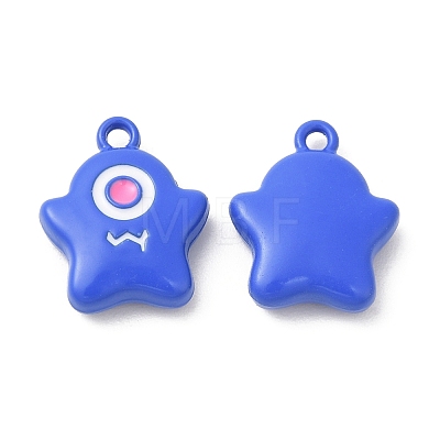 Alloy Enamel Pendants ENAM-D050-03-1