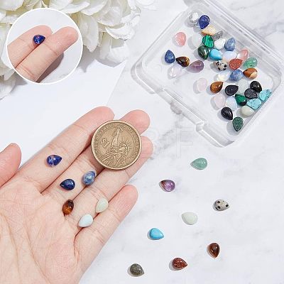 Mixed Gemstone Cabochons G-GA0001-08-1