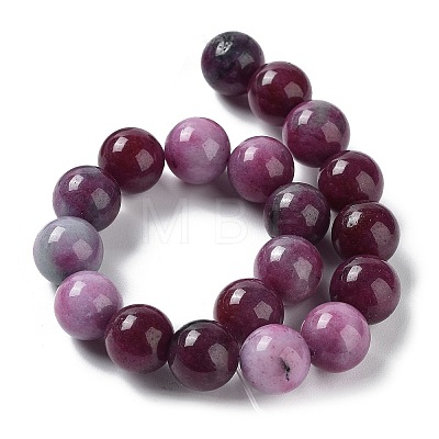 Dyed Natural Malaysia Jade Beads Strands LS-G-G021-01C-08-1