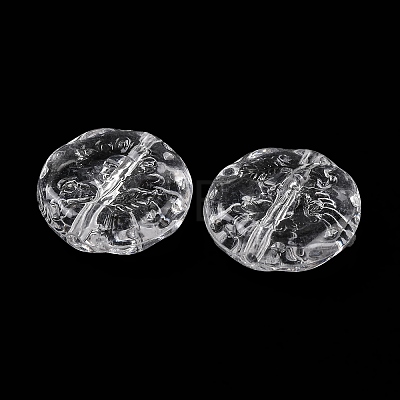 Transparent Acrylic Beads X-OACR-M011-19-1